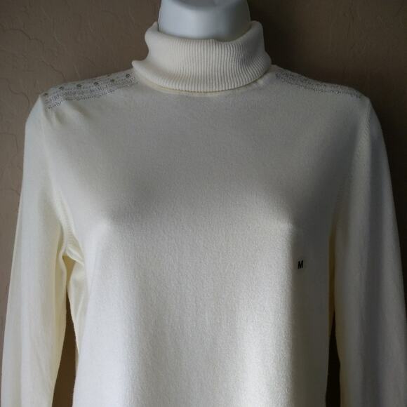 NWT The Limited Embellished Turtleneck Sweater - Picture 3 of 9